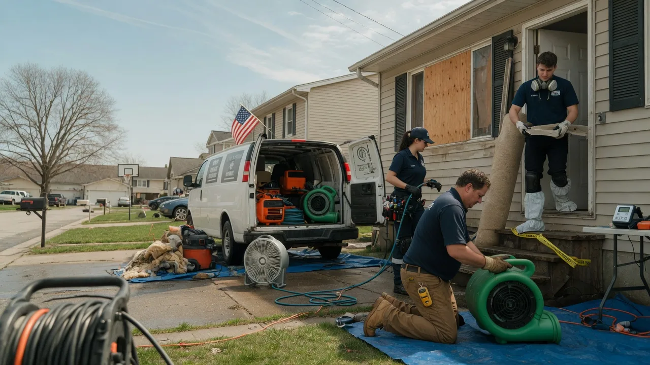 Water Damage Restoration in Tower City, ND near me